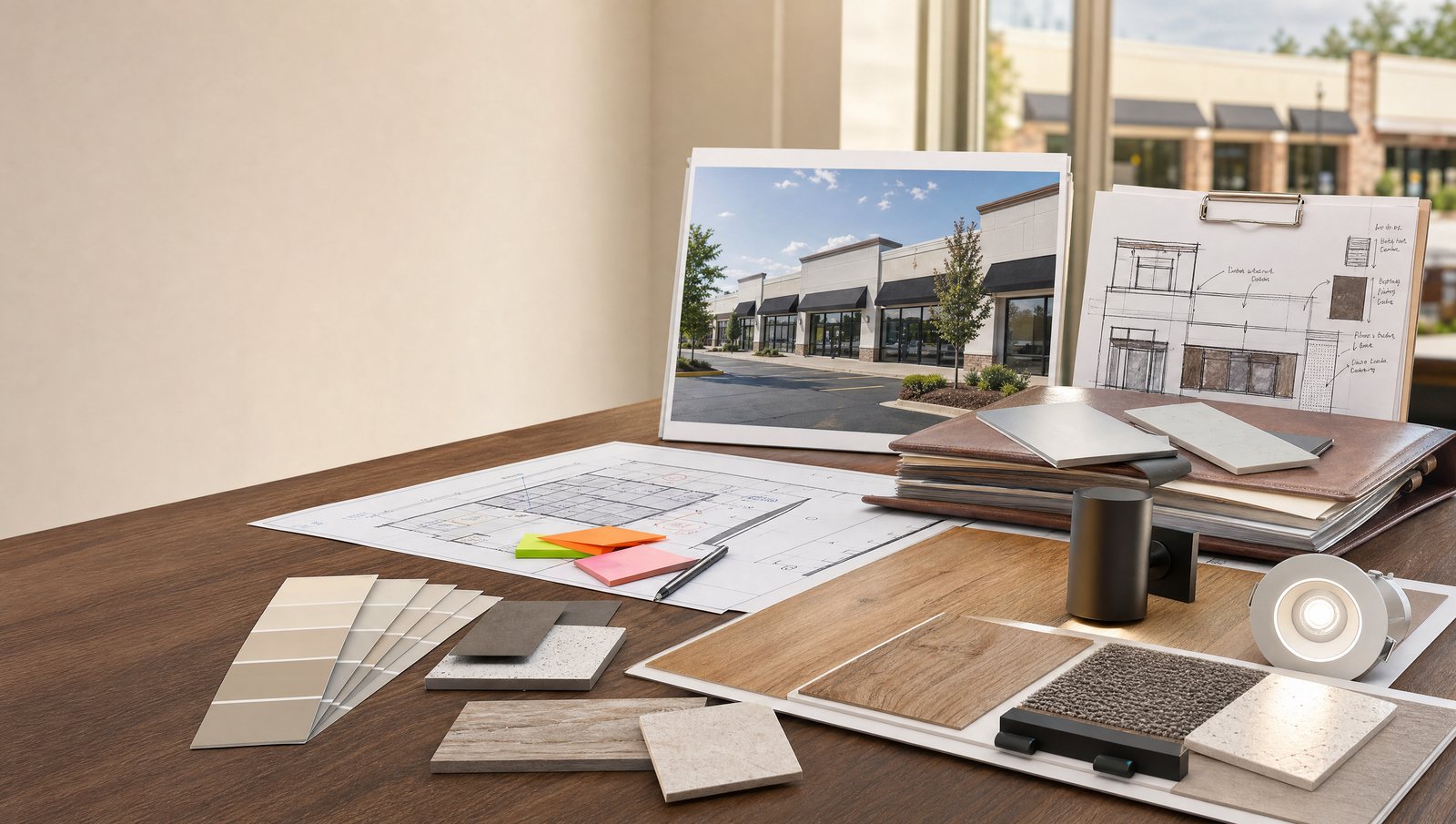 Commercial repair and improvement planning materials for a property sale